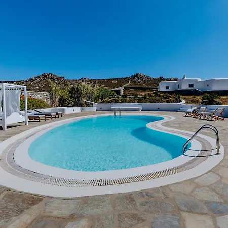 Angelica W Pool, Sea View, 2bdr * Panormos (Mykonos)
